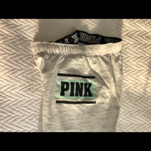 PINK Light Grey Joggers - Picture 1 of 6